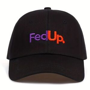 NEW| Unisex Fed Up Parody Embroidered Adjustable Baseball Cap